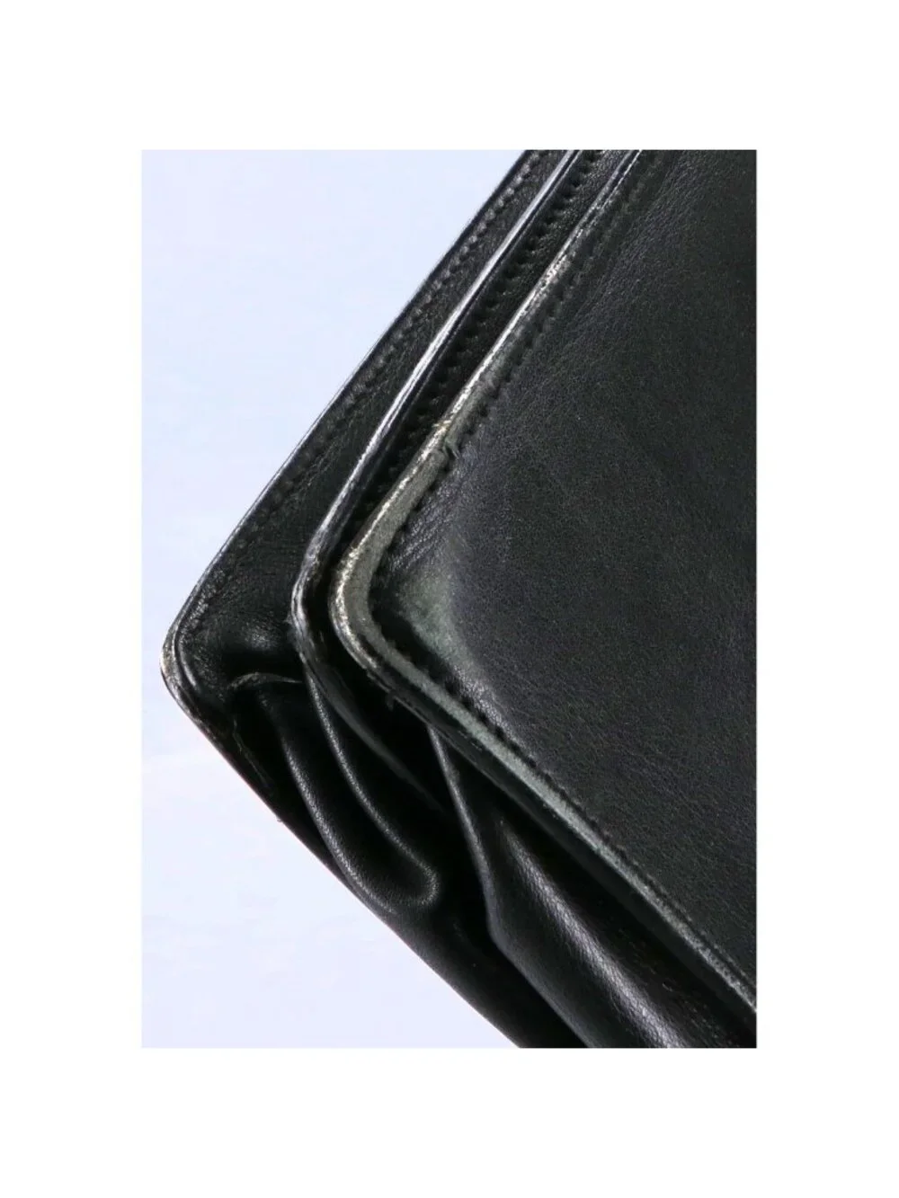 Loewe Anagram Leather Flap Business Briefcase